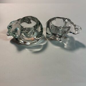 Glass Candle Holders